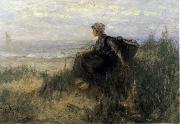 Jozef  Israels, On the Dunes